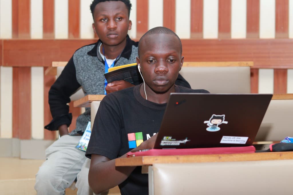 Simon Juma at workshop