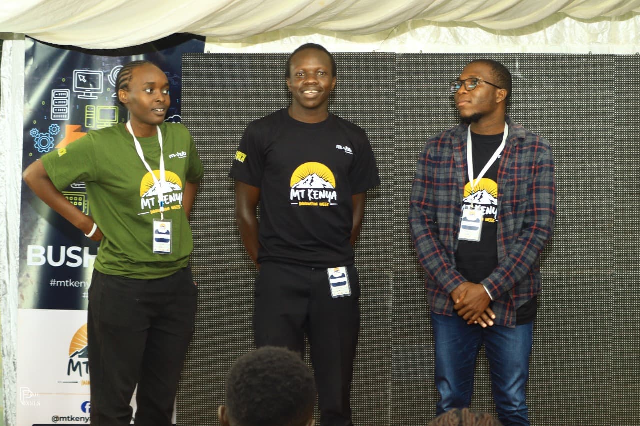 Simon Juma at tech gathering