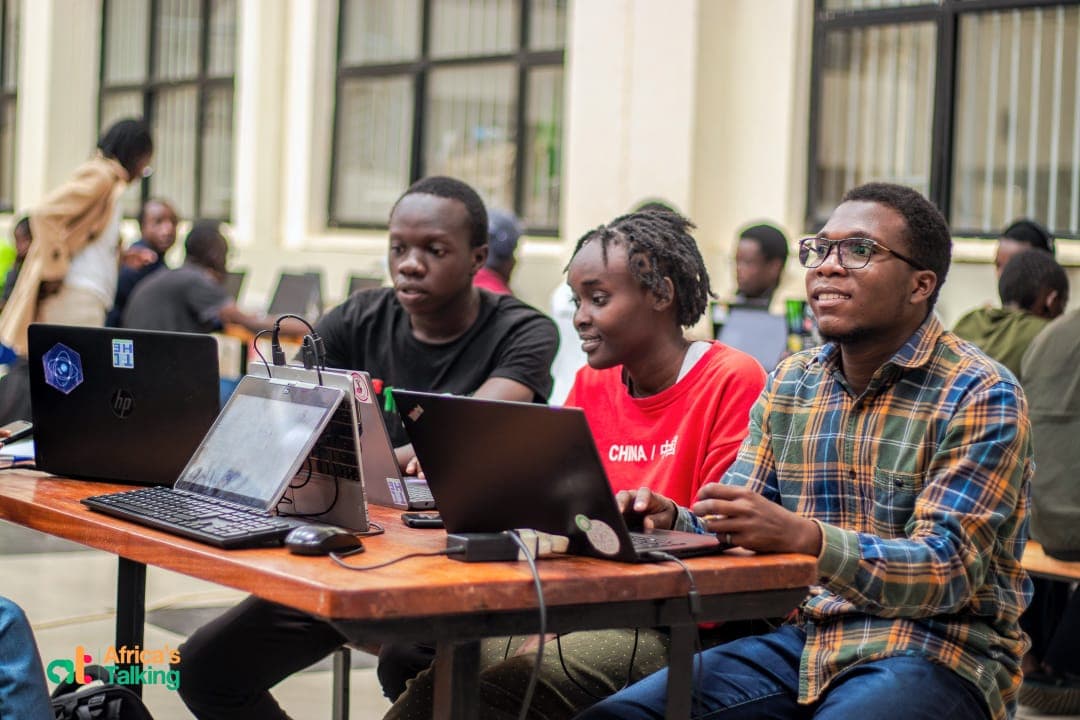 Simon Juma at conference